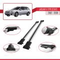 Jaguar X-Type Estate 2002-2009 Arası ile Uyumlu FLY Model Ara Atkı Tavan Barı Gri 2 Adet