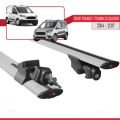 Ford Transit/Tourneo Courier Pre-Facelift 2014-2017 Arası ile Uyumlu HOOK Model Ara Atkı Tavan Barı Gri 2 Adet