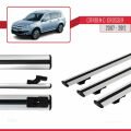 Citroen C-Crosser 2007-2012 Arası ile Uyumlu BASIC Model Ara Atkı Tavan Barı Gri 3 Adet