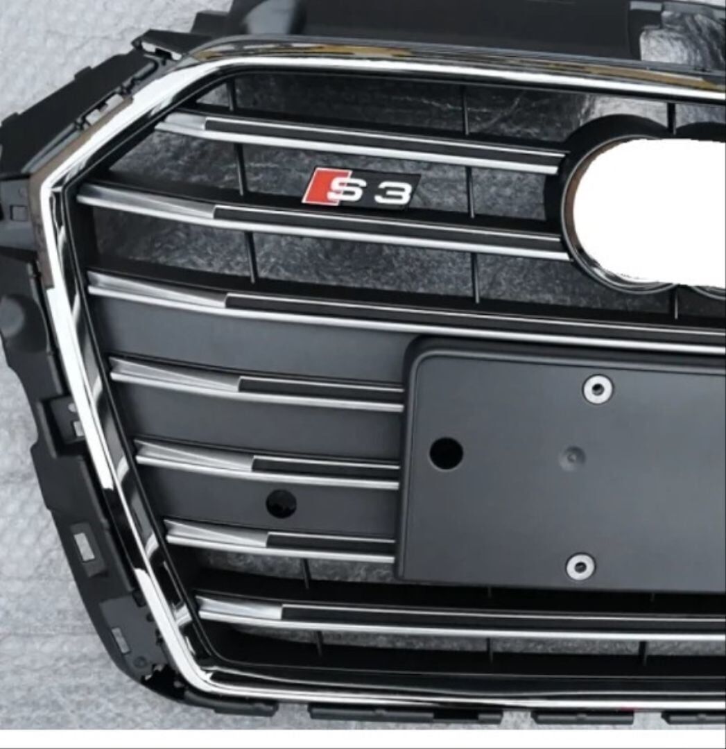 Audi A3 S3 Stil Siyah Krom Panjur 2016-2020