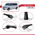 Volkswagen T6 Caravelle 2015-2024 Arası ile Uyumlu ACE-1 Ara Atkı Tavan Barı Siyah 4 Adet