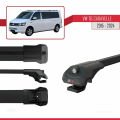 Volkswagen T6 Caravelle 2015-2024 Arası ile Uyumlu ACE-1 Ara Atkı Tavan Barı Siyah 4 Adet