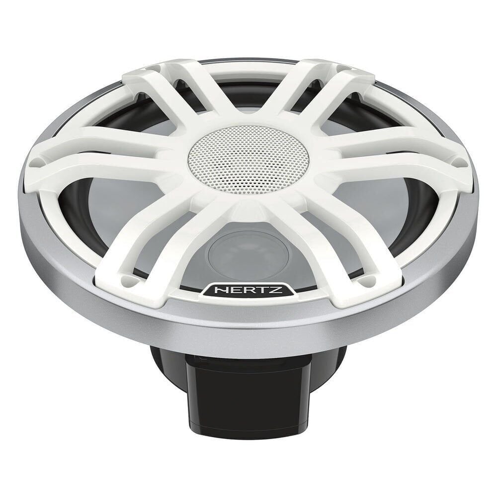 Hertz HMX-8S-LD-SW Marine 20cm. Beyaz Ledli Koaksiyal Hoparlör