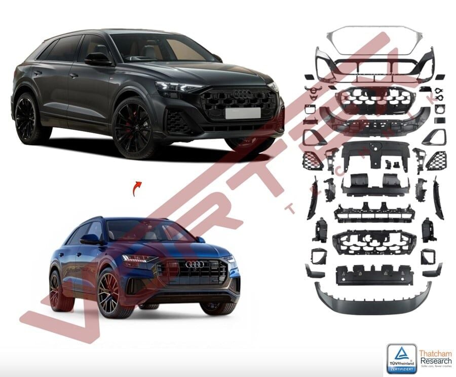 Q8 2019- İÇİN YENİ Q8 2024- ÖN TAMPON SET (S-LİNE)