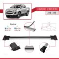 Chevrolet D-Max (RT85) 2016-2019 Arası ile Uyumlu FLY Model Ara Atkı Tavan Barı Gri 3 Adet