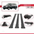 Honda CR-V 1997-2001 Arası ile Uyumlu FLY Model Ara Atkı Tavan Barı Siyah 3 Adet
