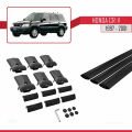 Honda CR-V 1997-2001 Arası ile Uyumlu FLY Model Ara Atkı Tavan Barı Siyah 3 Adet
