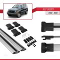 Jeep Liberty 2002-2007 Arası ile Uyumlu FLY Model Ara Atkı Tavan Barı Gri 2 Adet