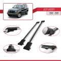 Jeep Liberty 2002-2007 Arası ile Uyumlu FLY Model Ara Atkı Tavan Barı Gri 2 Adet