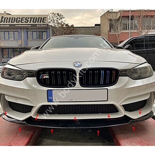 BMW F30 F80 Uyumlu Yedek Parça Ön Lip (Çin Tampon Uyumlu)