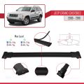 Jeep Grand Cherokee 3 (WK) 2005-2010 Arası ile Uyumlu FLY Model Ara Atkı Tavan Barı Siyah 2 Adet