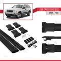 Jeep Grand Cherokee 3 (WK) 2005-2010 Arası ile Uyumlu FLY Model Ara Atkı Tavan Barı Siyah 2 Adet