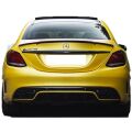 Mercedes W205 C Serisi Sedan Amg C63 2014 - 2018 Uyumlu Yedek Parça Difüzör Plastik Boyasız