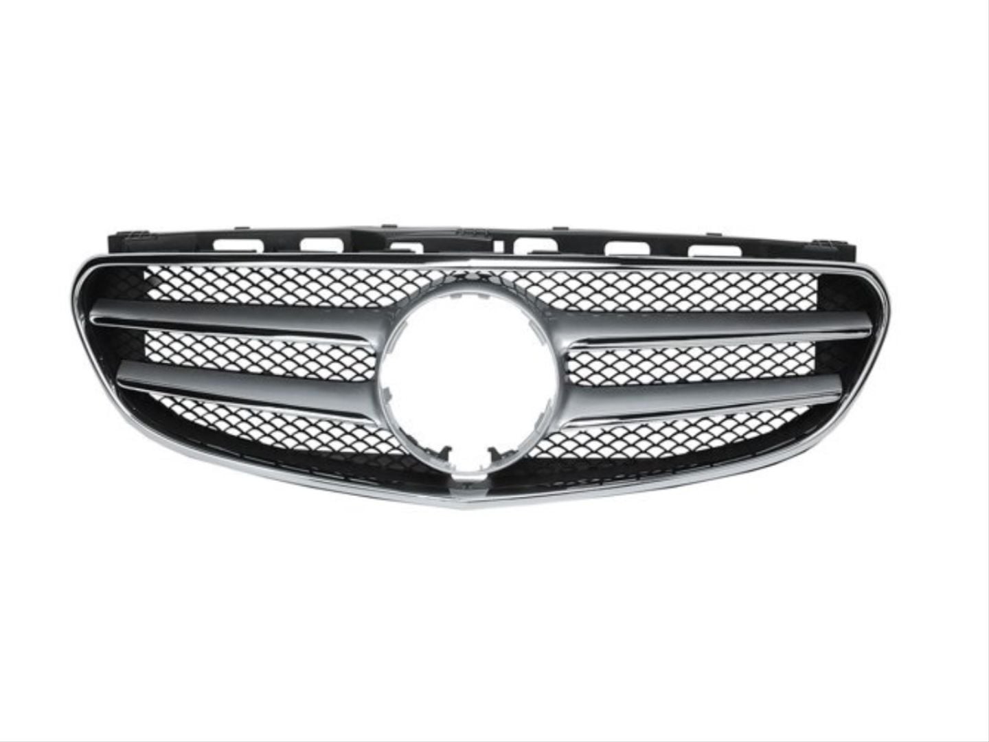 Mercedes W212 E Serisi (2013-2015) Arası Makyajlı Kasa Uyumlu Panjur Krom / Gri (AVG/AMG)