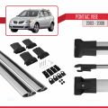 Pontiac Vibe 2003-2008 Arası ile Uyumlu FLY Model Ara Atkı Tavan Barı Gri 2 Adet