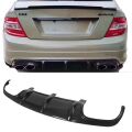 Mercedes W204 C Serisi Sedan-Coupe Amg C63 2008 - 2012 Uyumlu Yedek Parça Difüzör Plastik Boyasız