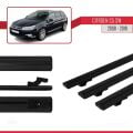 Citroen C5 II Tourer 2008-2018 Arası ile Uyumlu BASIC Model Ara Atkı Tavan Barı Siyah 3 Adet
