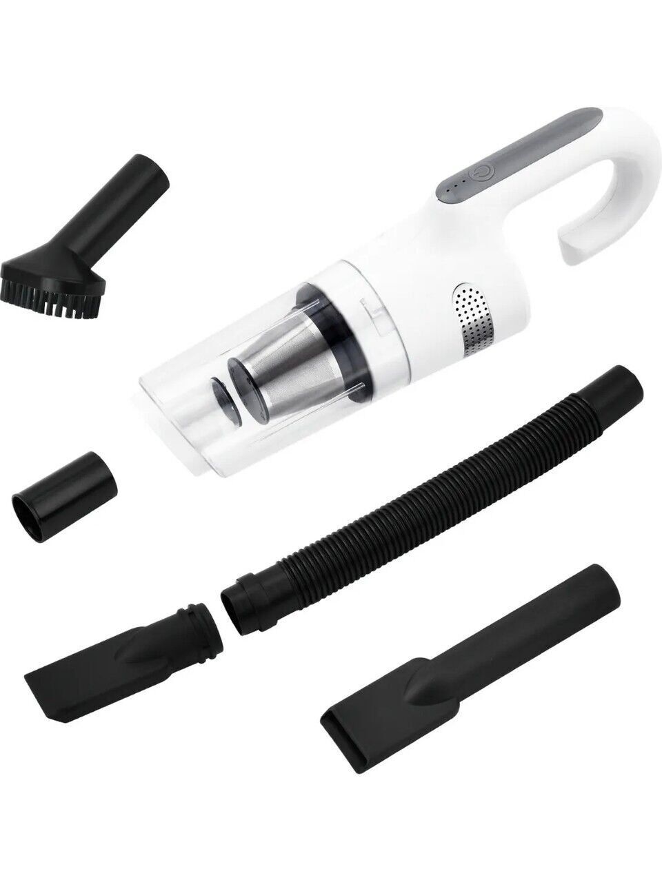 TecnoPoint Kablosuz Araç Içi Süpürge - 80W, Güçlü Emiş, Type-C Şarjlı, Ultra Sessiz, Hafif Tasarım