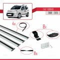 Fiat Fiorino 3 2008 ve Sonrası ile Uyumlu BASIC Model Ara Atkı Tavan Barı Gri 4 Adet
