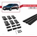 Honda Accord Tourer 2008-2012 Arası ile Uyumlu FLY Model Ara Atkı Tavan Barı Siyah 3 Adet