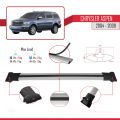 Chrysler Aspen 2004-2009 Arası ile Uyumlu FLY Model Ara Atkı Tavan Barı Gri 2 Adet