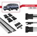 Chrysler Aspen 2004-2009 Arası ile Uyumlu FLY Model Ara Atkı Tavan Barı Gri 2 Adet