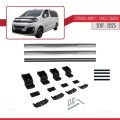 Citroen Jumpy 3 (K0) Space Tourer 2017 ve Sonrası ile Uyumlu BASIC Model Ara Atkı Tavan Barı Gri 2 Adet