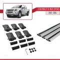 Chevrolet D-Max (RT50) 2012-2015 Arası ile Uyumlu FLY Model Ara Atkı Tavan Barı Gri 3 Adet