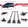 Honda Accord Tourer 2008-2012 Arası ile Uyumlu FLY Model Ara Atkı Tavan Barı Gri 3 Adet