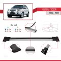 Hyundai Tucson (JM) 2004-2009 Arası ile Uyumlu FLY Model Ara Atkı Tavan Barı Gri 2 Adet