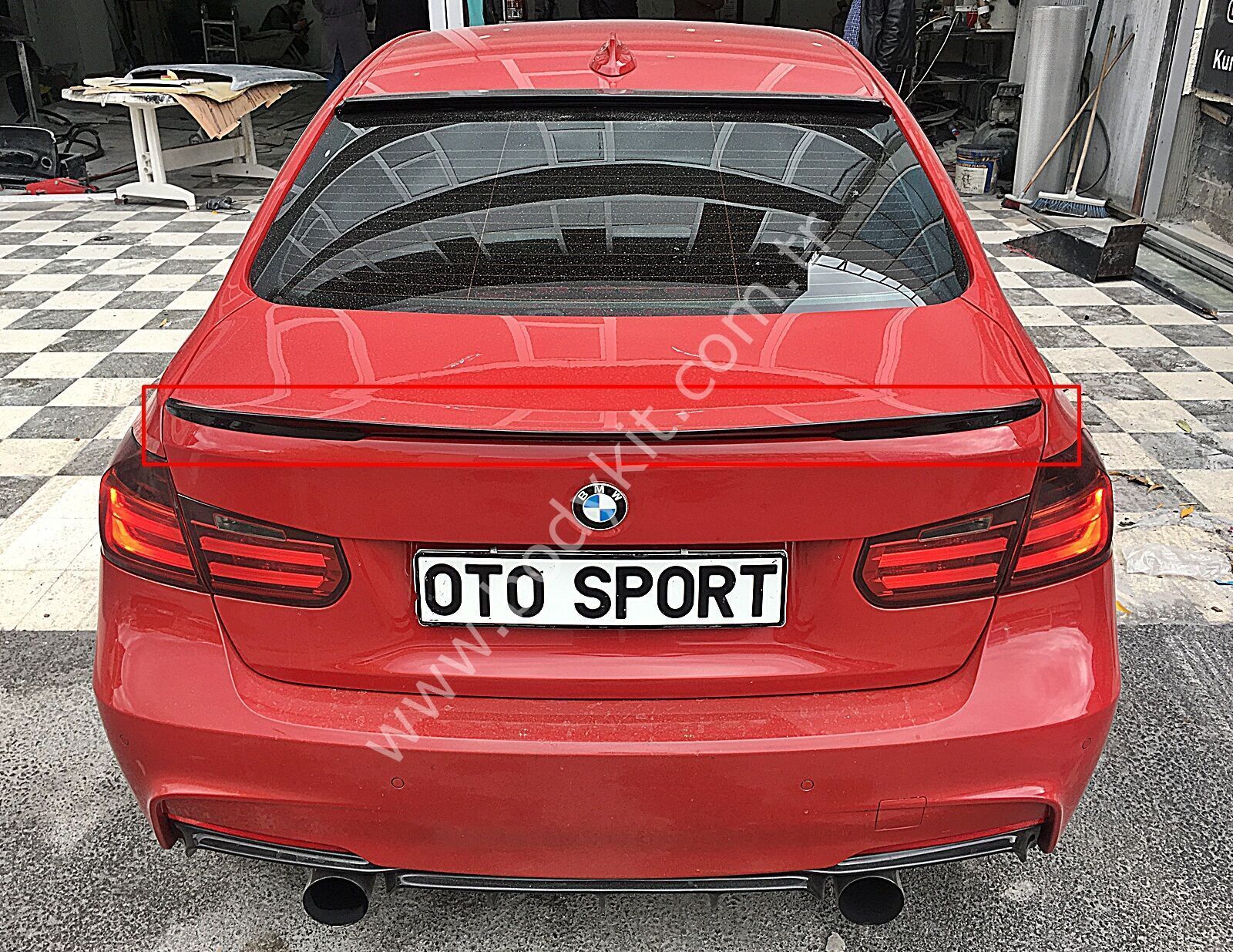 BMW F30 Uyumlu Yedek Parça Spoiler
