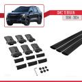 GMC Terrain 2018-2024 Arası ile Uyumlu FLY Model Ara Atkı Tavan Barı Siyah 3 Adet