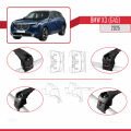 BMW X3 (G45) 2025 ve Sonrası ile Uyumlu ACE-2 Model Ara Atkı Tavan Barı Siyah 2 Adet
