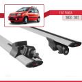 Fiat Panda 2 (169) 2003-2012 Arası ile Uyumlu HOOK Model Ara Atkı Tavan Barı Gri 2 Adet