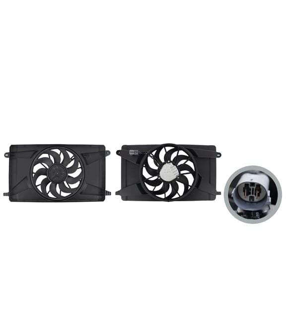 Opel Astra K B14XE 2016 Sonrası Fan Motoru (Davlumbazlı, 400 mm, 9 Kanat)