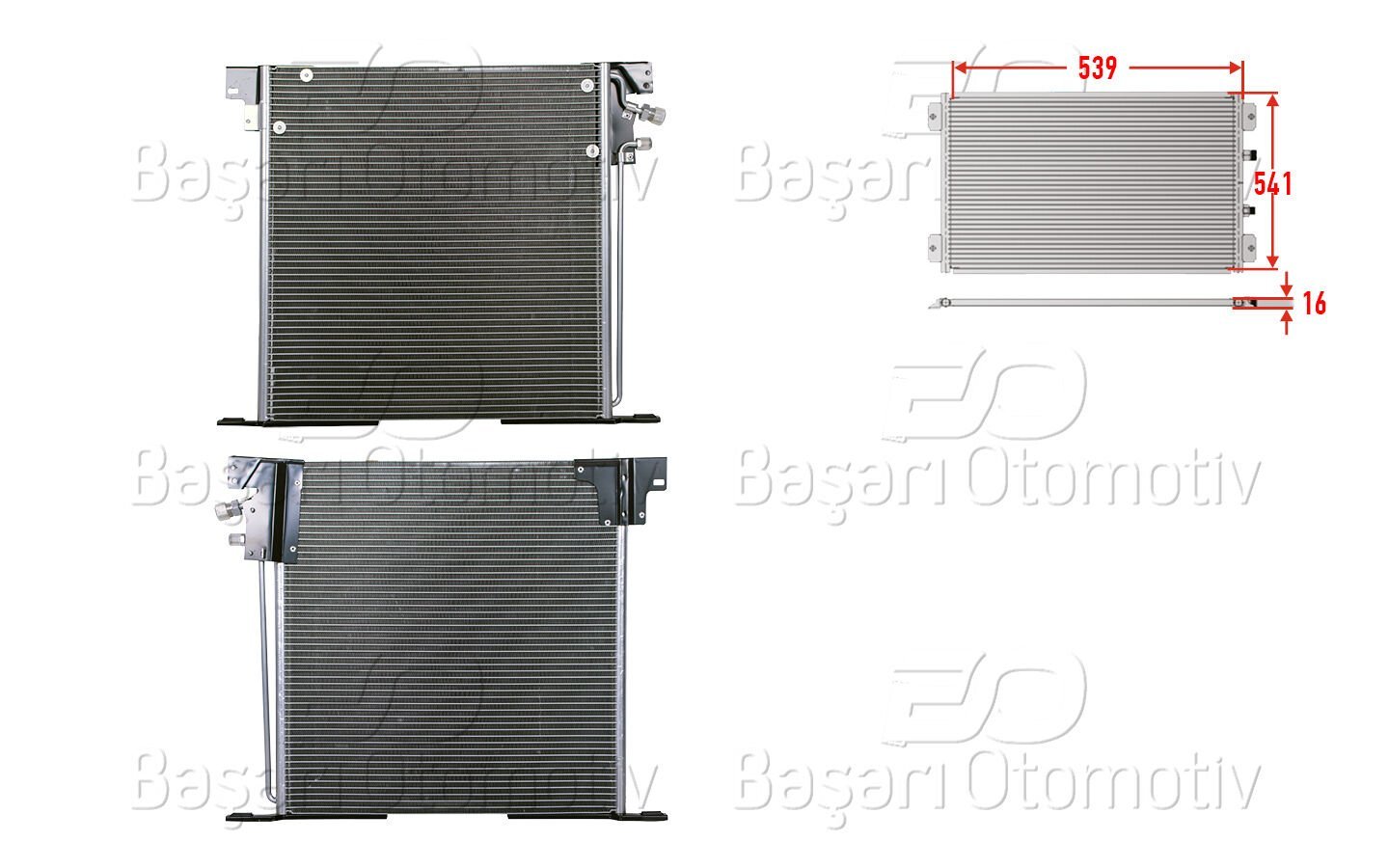 Mercedes-Benz Vito 1997-2003 Klima Radyatörü