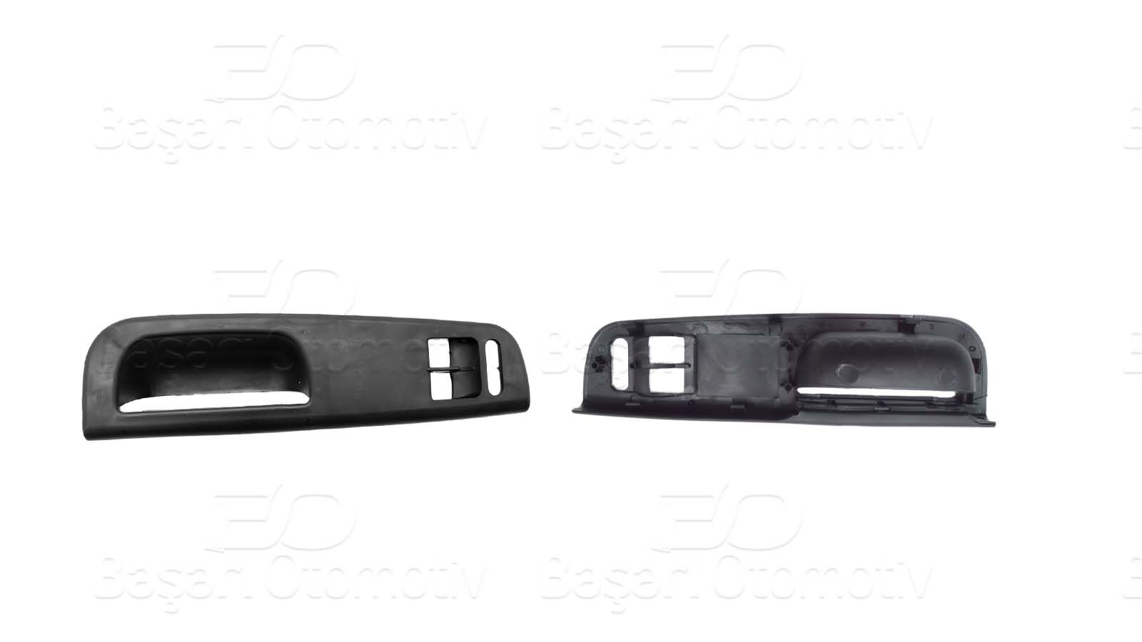 Volkswagen Golf 4 Bora Passat Skoda Octavia 2 Düğmeli Siyah Cam Açma Paneli Çerçevesi