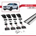 BMW iX3 G08 2021-2024 Arası ile Uyumlu ACE-2 Model Ara Atkı Tavan Barı Gri 2 Adet