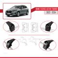 BMW 2 Series Active Tourer 2022-2024 Arası ile Uyumlu ACE-2 Model Ara Atkı Tavan Barı Siyah 2 Adet
