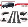 GMC Jimmy 1995-2005 Arası ile Uyumlu FLY Model Ara Atkı Tavan Barı Siyah 3 Adet