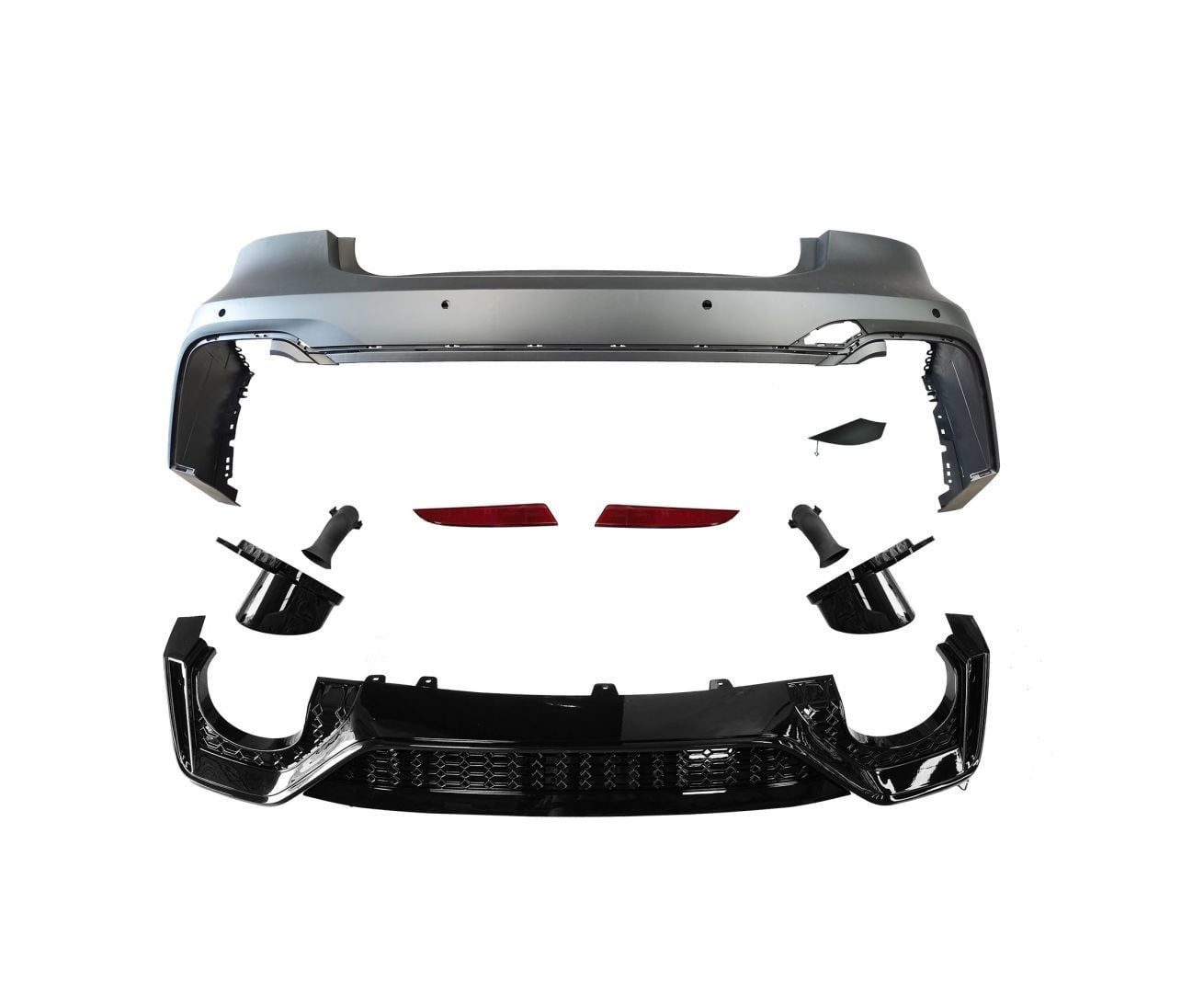 Audi A7 Rs7 Arka Tampon Seti 2019-2021