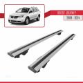 Dodge Journey 2008 ve Sonrası ile Uyumlu HOOK Model Ara Atkı Tavan Barı Gri 2 Adet