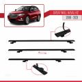 Great Wall Haval H2 2019-2021 Arası ile Uyumlu BASIC Model Ara Atkı Tavan Barı Siyah 2 Adet