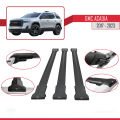 GMC Acadia 2017-2023 Arası ile Uyumlu FLY Model Ara Atkı Tavan Barı Siyah 3 Adet