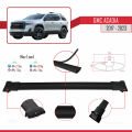 GMC Acadia 2017-2023 Arası ile Uyumlu FLY Model Ara Atkı Tavan Barı Siyah 3 Adet