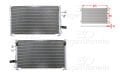 Chevrolet Evanda 2003 Sonrası Klima Radyatörü 675X381X16