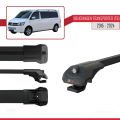 Volkswagen T6 Transporter 2015-2024 Arası ile Uyumlu ACE-1 Ara Atkı Tavan Barı Siyah 4 Adet