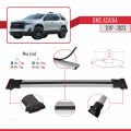 GMC Acadia 2017-2023 Arası ile Uyumlu FLY Model Ara Atkı Tavan Barı Gri 3 Adet