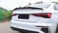 Audi A3 2021 + Sedan Uyumlu M4 Spoiler ( Pıano Black / Parlak Siyah )