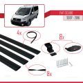 Fiat Scudo 2 2007-2016 Arası ile Uyumlu BASIC Model Ara Atkı Tavan Barı Siyah 4 Adet